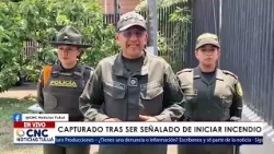 ARRESTED AFTER FIRE IN A PALMIRA SUGARCANE FIELD
