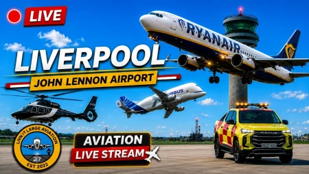 Liverpool John Lennon Airport Plane Spotting