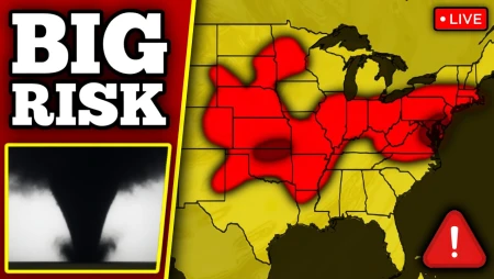 Live Storm Chaser Coverage of Tornado Threat